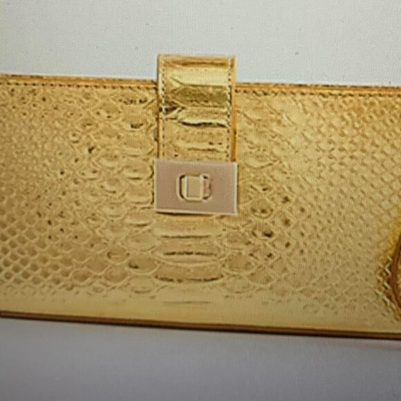 NWT J.Crew Edie three in one bag in snake embossed Italian l - Picture 3 of 3